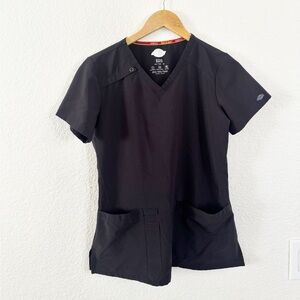 Dickies Black Scrub Top Size XS